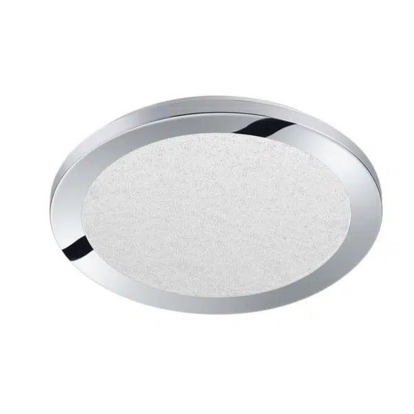 modern round speckled glass bathroom ceiling light - medium - Stillorgan Decor