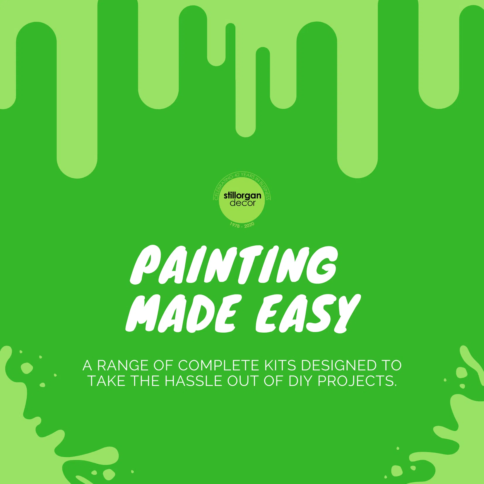 take the hassle out of painting with our 'painting made easy kits' - Stillorgan Decor
