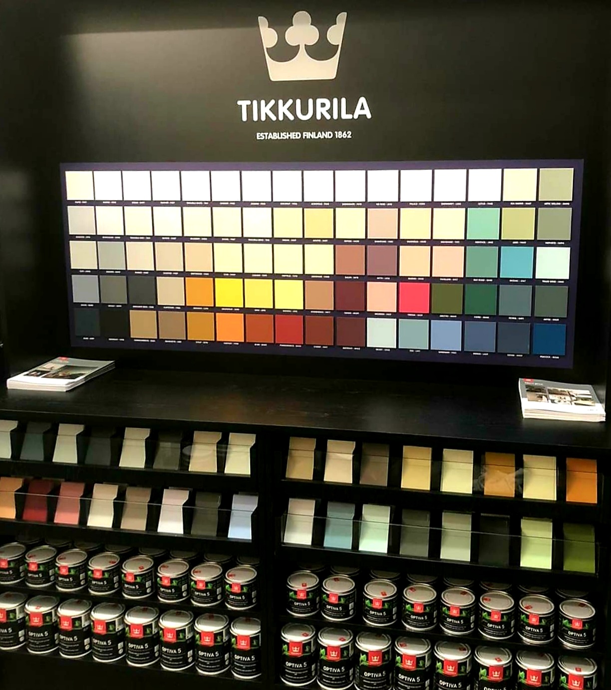 tikkurila 'feel the colour' tester pots - Stillorgan Decor