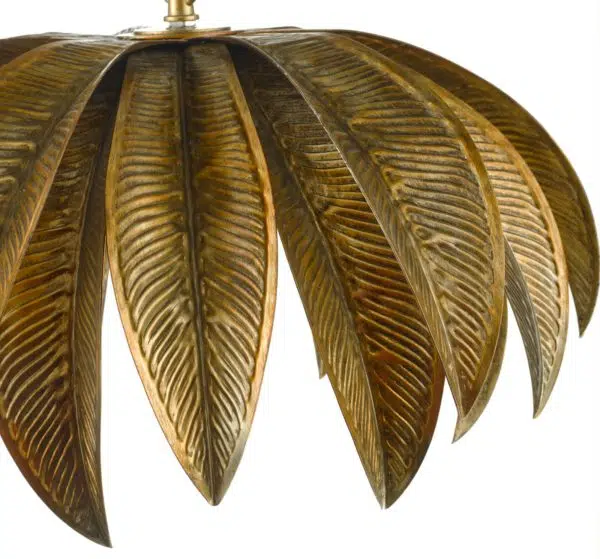 glamourous palm leaf pendant light - Stillorgan Decor