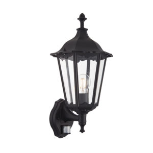time less wall lantern in matt black - Stillorgan Decor