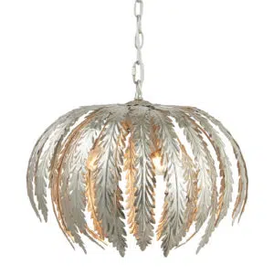 ornate silver effect leaf pendant - Stillorgan Decor