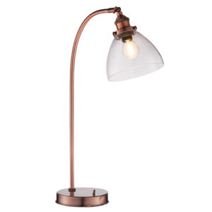 resto industrial style table lamp copper