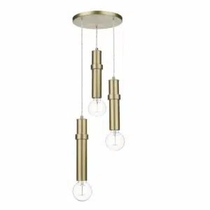 bespoke industrial hangning 3 light pendant - Stillorgan Decor