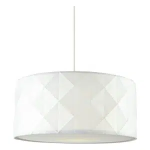 easyfit textured white ceiling pendant shade - Stillorgan Decor