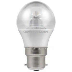 LED Clear Round Dimmable 6.5W 2700K BC-B22d - Stillorgan Decor