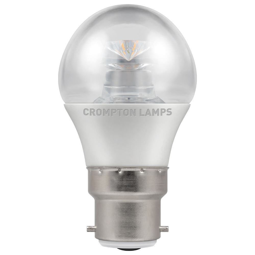 LED helder rond dimbaar 6.5W 2700K BC-B22d 1 LED Clear Round Dimmable 6.5W 2700K BC-B22d - Stillorgan Decor