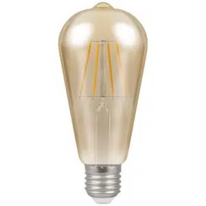 LED ST64 Filament Antique Dimmable 7.5W 2200K ES-E27 - Stillorgan Decor