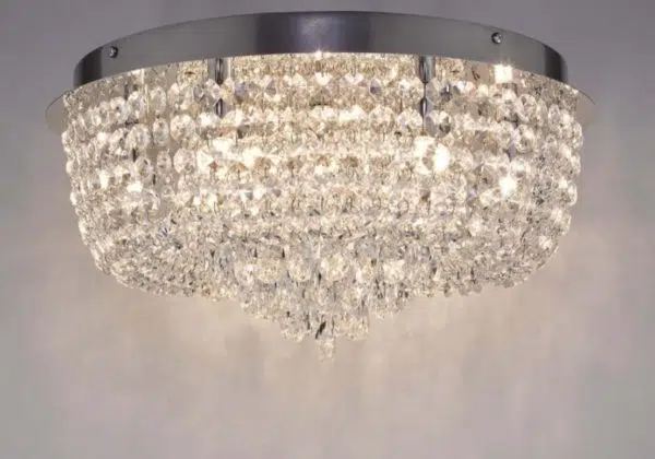 spectacular crystal flush light fitting - Stillorgan Decor