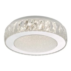 crystallized flush ceiling light small - Stillorgan Decor