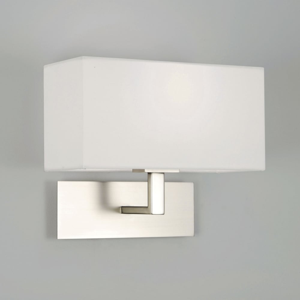 sophisticated shaded wall light - matt nickelsophisticated shaded wall ...