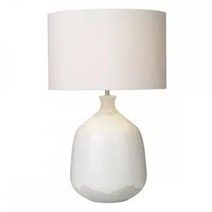 handmade ceramic stylish table lamp white