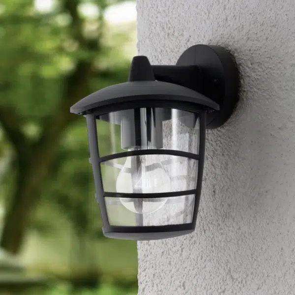 downward hanging modern outdoor wall light - Stillorgan Decor