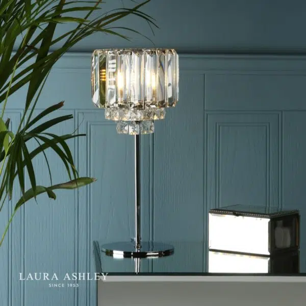 laura ashley vienna crystal table lamp - Stillorgan Decor