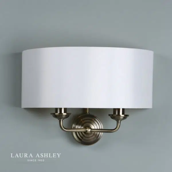 laura ashley sorrento wall light - antique brass - Stillorgan Decor