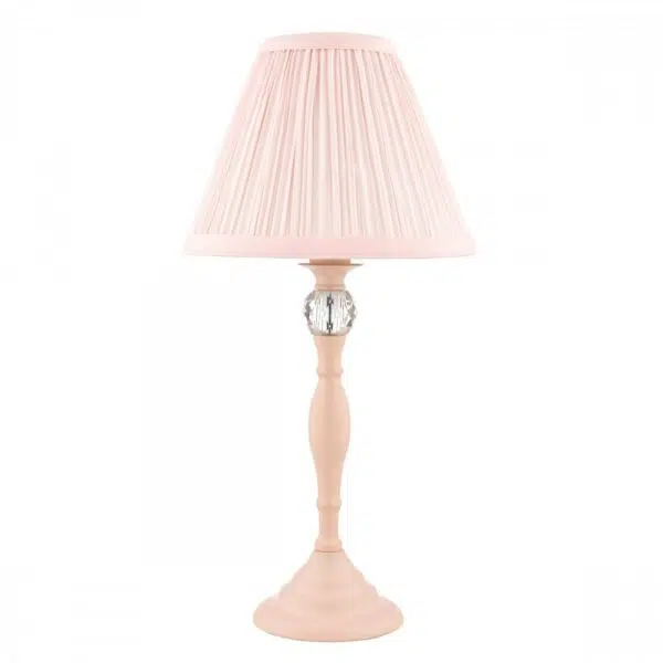 laura ashley ellis elegant table lamp blush pink