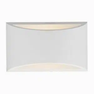 curved ceramic wall lamp - large