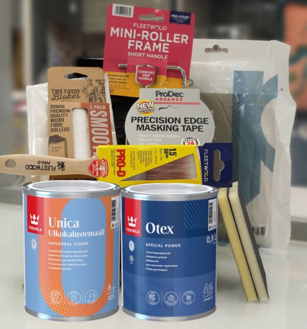 front door paint kit by tikkurila