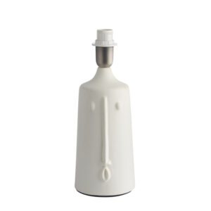 face design tall ceramic base table lamp base only