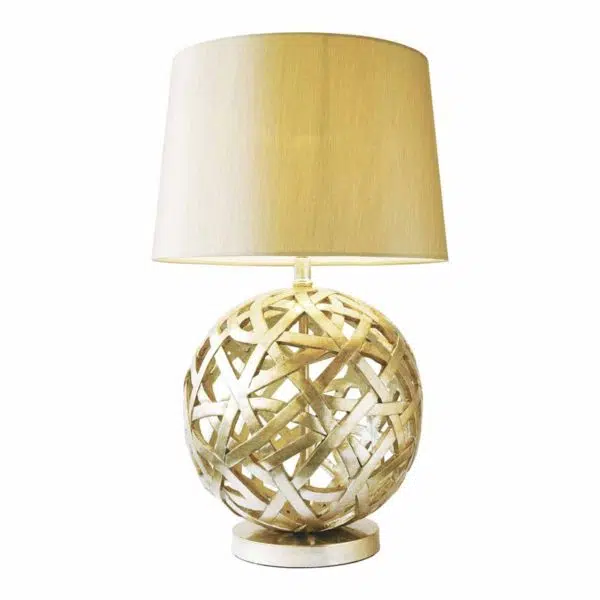 luxurious globe antique gold table lamp