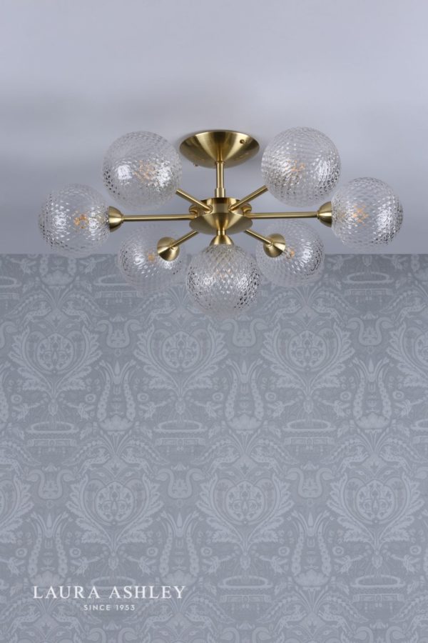 laura ashley atherton 7 light ceiling light - Stillorgan Decor