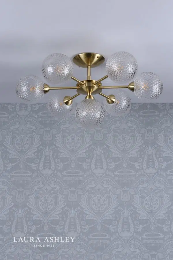 laura ashley atherton 7 light ceiling light - Stillorgan Decor