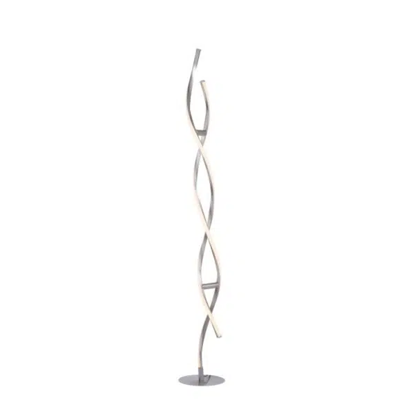 curved modern led remote controlled floor lamp