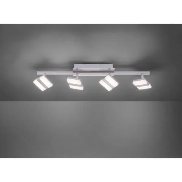 modern 4 spot led remote ceiling light - Stillorgan Decor