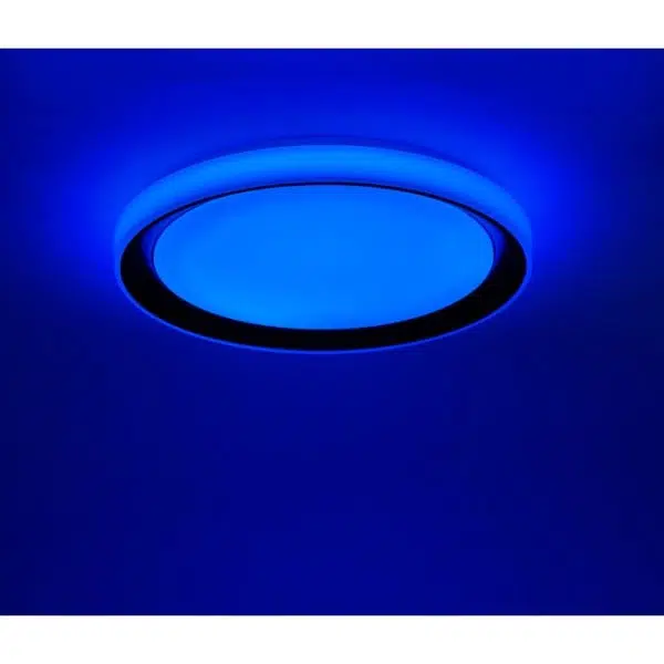 modern outer ring remote colour change ceiling light - Stillorgan Decor