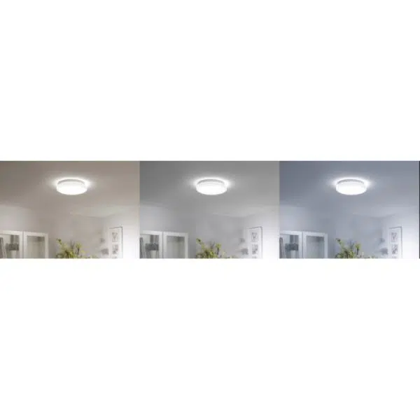 modern crystallized remote colour change ceiling light - Stillorgan Decor