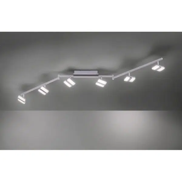 modern 6 spot led remote ceiling light - Stillorgan Decor