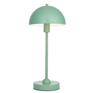 stylish and modern dome table lamp green
