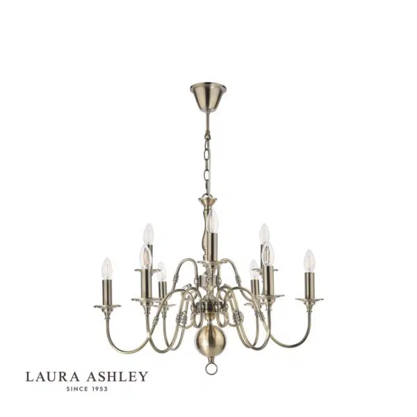 laura ashley winchester 9 light pendant - Stillorgan Decor