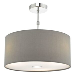 easyfit elegant grey ceiling pendant shade - Stillorgan Decor