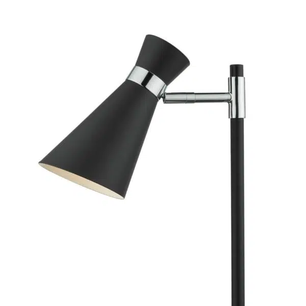modern black bonnet shade table lamp - Stillorgan Decor