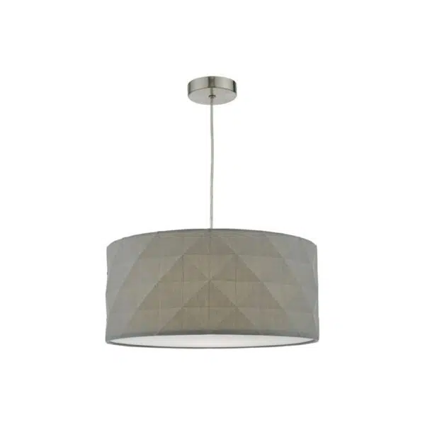 easyfit textured grey ceiling pendant shade - Stillorgan Decor