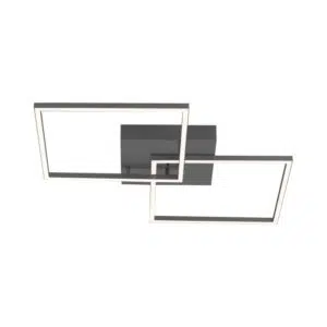 modern dual square led remote ceiling light - Stillorgan Decor