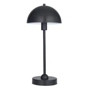 stylish and modern dome table lamp black