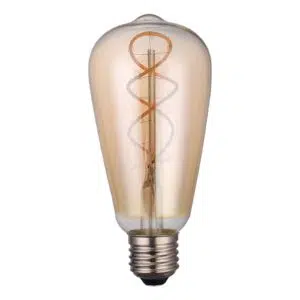LED Rustika Spiral Light Bulb (Lamp) ES/E27 4W 160LM - Stillorgan Decor
