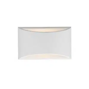 curved ceramic wall lamp - medium