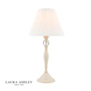 laura ashley ellis table lamp cream