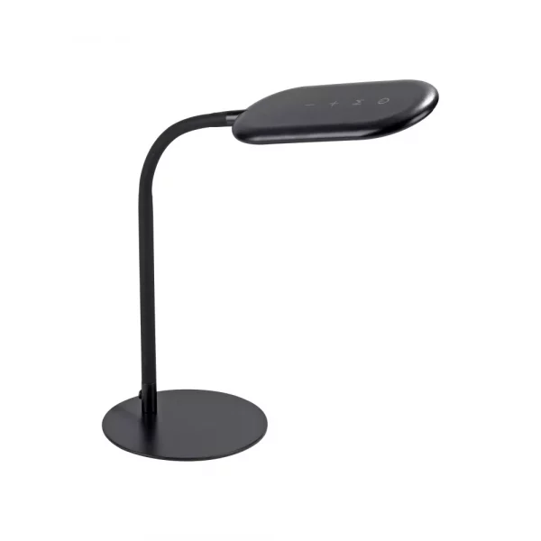 stylish adjustable neck dimmable table lamp black
