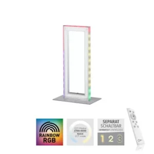 remote controlled led rectangular colour change table lamp