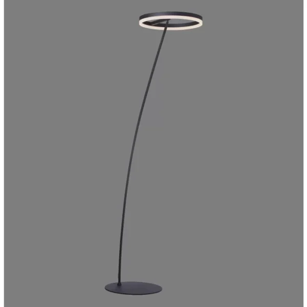halo led floor lamp black - Stillorgan Decor
