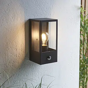 classic box lantern outdoor light with pir sensor - Stillorgan Decor