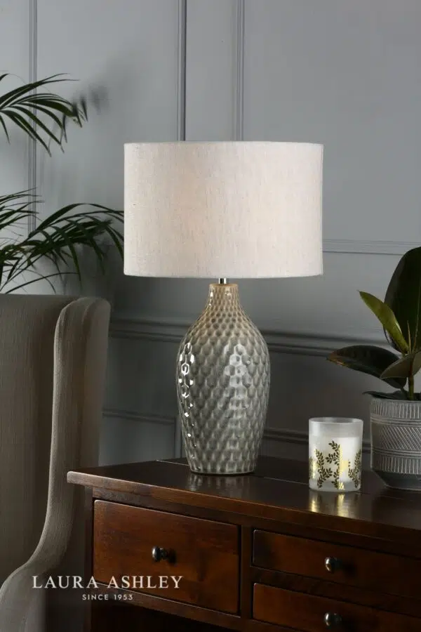 laura ashley heathfield honeycomb versatile table lamp - Stillorgan Decor