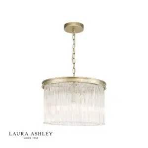 laura ashley manon crystal rods chandlier ceiling light - Stillorgan Decor