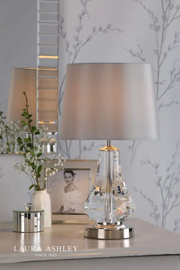 laura ashley humby sparkly glass table lamp - Stillorgan Decor