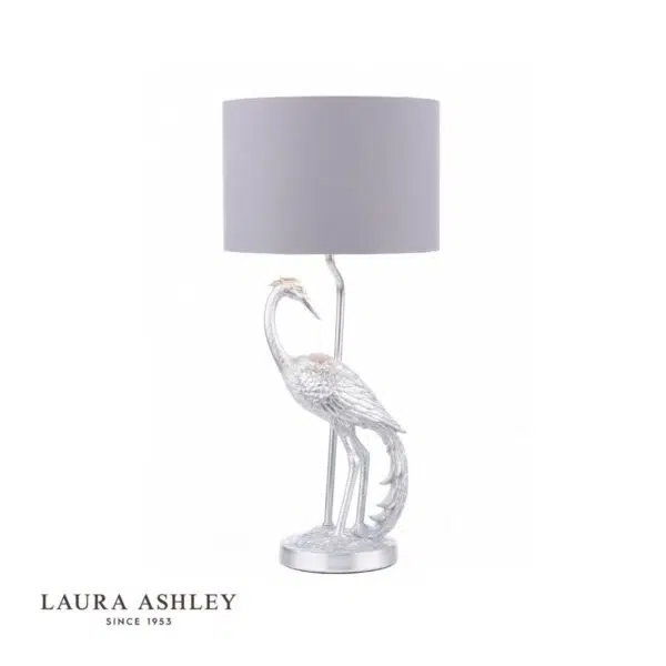 laura ashley tregaron heron bird table lamp
