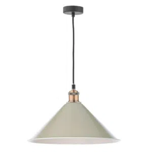 easy fit country style ceiling light shade taupe - Stillorgan Decor